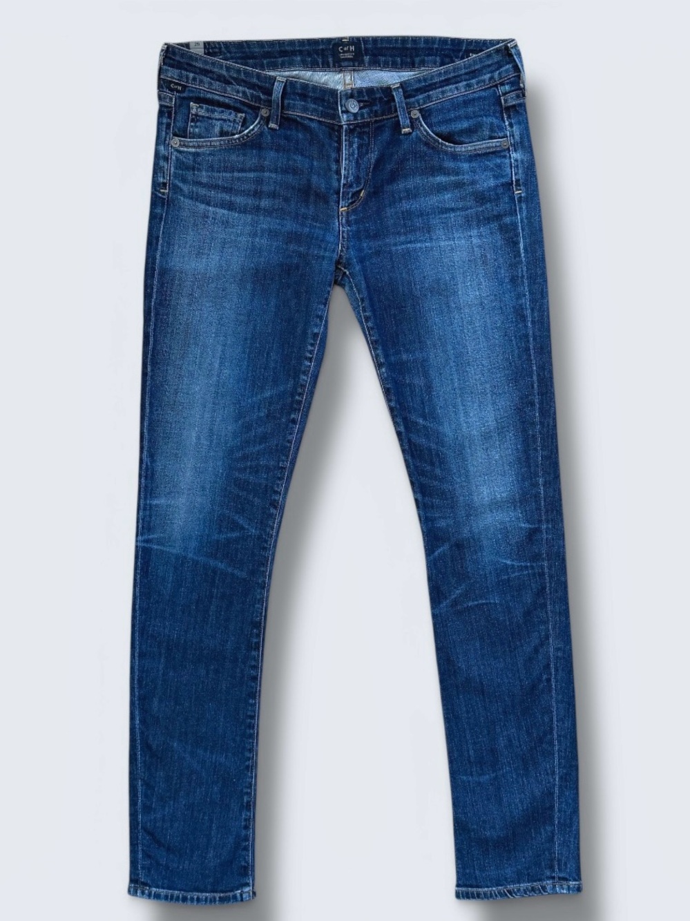 Citizens of Humanity Racer Y2K Low Rise Skinny Jeans 29 Slash Wash USA